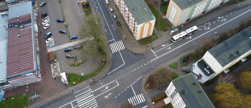Na skrzyżowaniu w Dąbiu sygnalizacja do przebudowy