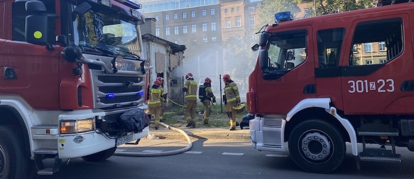 Pożar na pl. Zawiszy Czarnego
