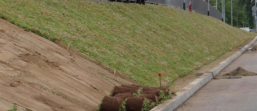 Skarpa odpłynęła. Zielona nowinka wzdłuż ul. Szafera po ulewie