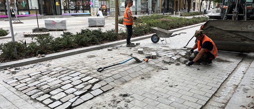 Poprawiają spowalniacze w al. Wojska Polskiego