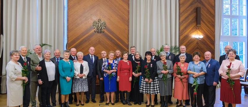 Małżeństwa z medalami od prezydenta