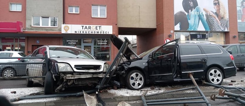 Pijany kierowca spowodował kolizję w centrum Stargardu