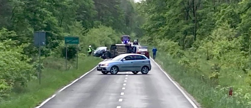 Wypadek w Zdunowie. Kłopoty z dojazdem do szpitala