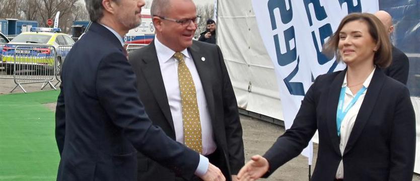 Kamień węgielny z „Kurierem Szczecińskim” pod budowę fabryki Vestas