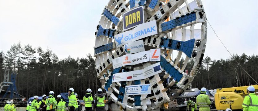 Świnoujście buduje tunel. Potężna tarcza jest już w komorze!