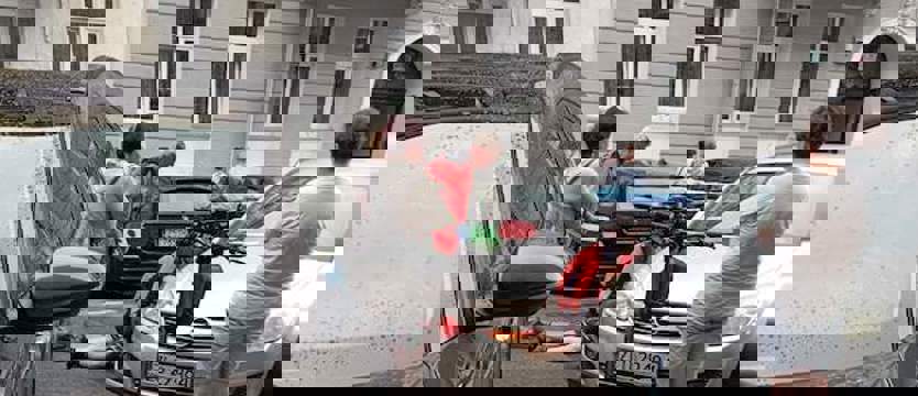 Wypadek na hulajnodze