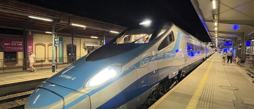 Pociąg Pendolino dojechał do Szczecina