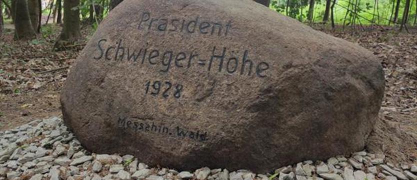 Odnaleźli pamiątkowy głaz Schwiegera