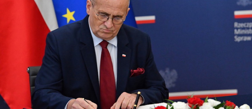 Szef MSZ podpisał notę dyplomatyczną ws. reparacji wojennych od Niemiec