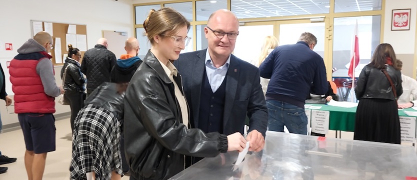 P. Krzystek oddał głos w wyborach