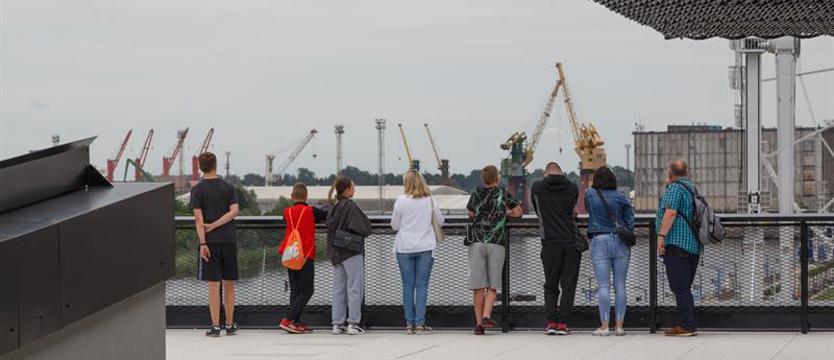 Taras widokowy Morskiego Centrum Nauki był zamknięty ze względów bezpieczeństwa