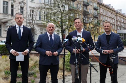 Konferencja prasowa Koalicji Obywatelskiej - Paweł Kowal