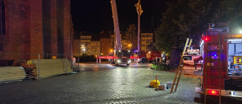 Nocny alarm w szczecińskiej katedrze
