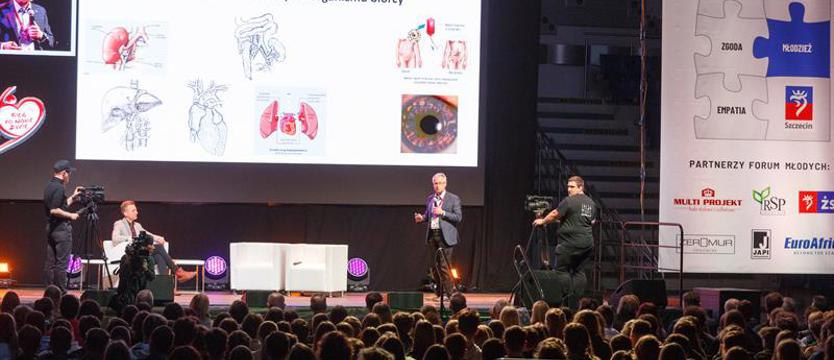 O transplantacji z uczniami szkół średnich. Lekcja o życiu i dla życia