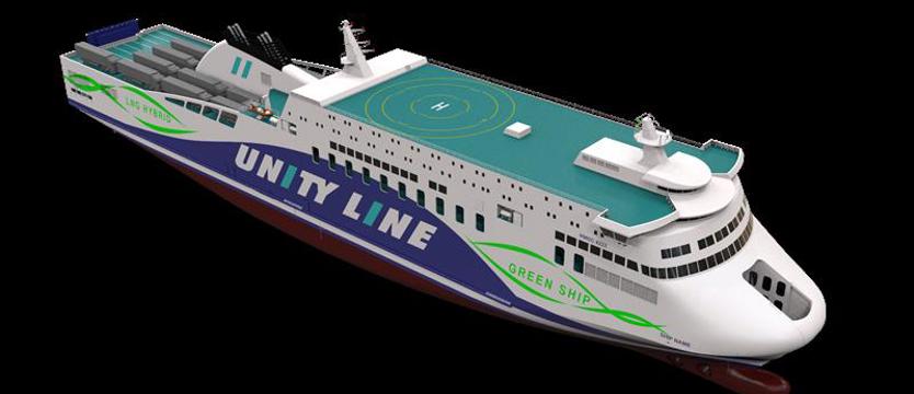 Zwodowano drugi prom RoPax dla Unity Line