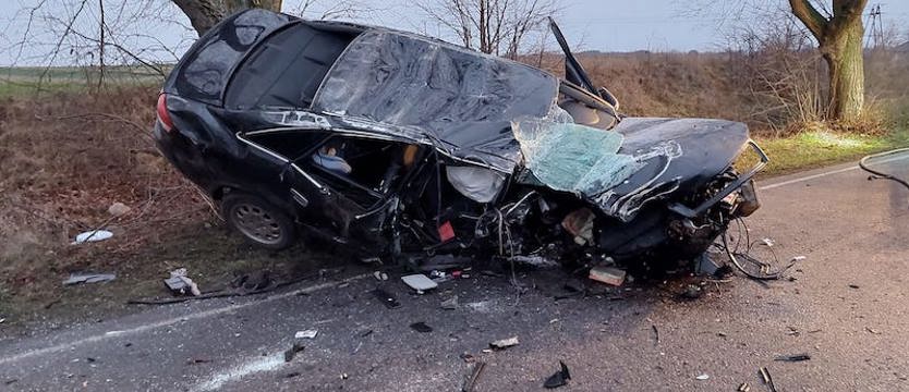 Wypadek pod Dolicami. Poszkodowany mężczyzna